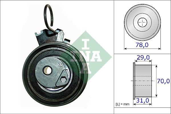 WILMINK GROUP Spriegotājrullītis, Gāzu sadales mehānisma piedziņ WG1252394